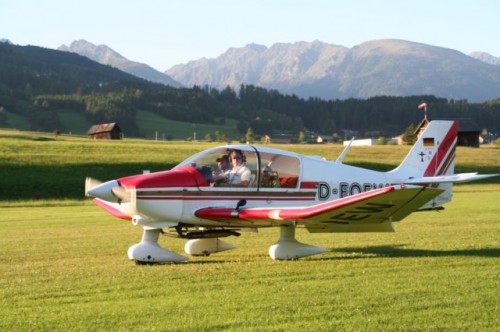 Ein Flug über die Alpen - Fotos: Flugplatz Mauterndorf 
